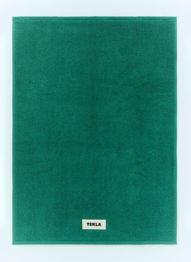 Logo Patch Bath Mat Tekla Logo Patch Bath Mat Green tek0355016