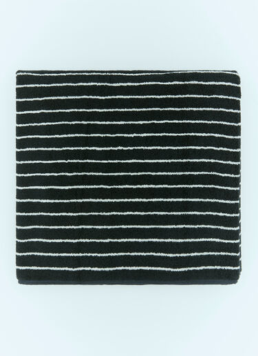 Stripes Bath Towel Tekla Stripes Bath Towel Black tek0355018