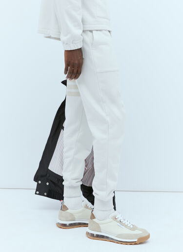 Thom Browne Ottoman Rib Four-Bar 运动裤 乳白 thb0153001