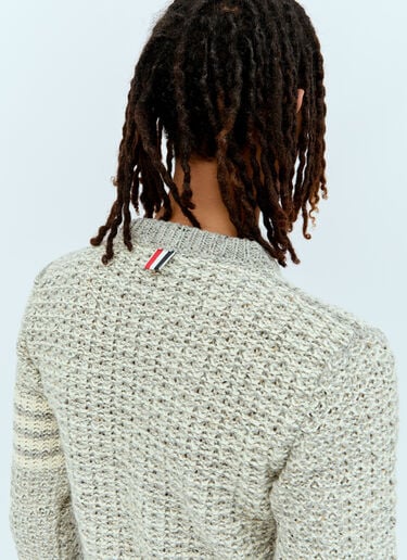 集圈针织毛衣 Thom Browne 集圈针织毛衣 灰色 thb0155005