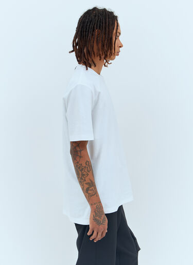 RWB Stripe T-Shirt Thom Browne RWB Stripe T-Shirt White thb0156002