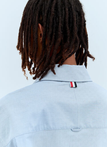 オーバーサイズ ストライプシャツ Thom Browne オーバーサイズ ストライプシャツ グレー thb0156008