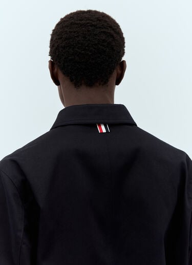 ローズジャカード 4バー ユーティリティジャケット Thom Browne ローズジャカード 4バー ユーティリティジャケット ネイビー thb0157001