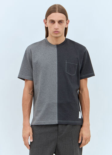 ファンミックスTシャツ Thom Browne ファンミックスTシャツ グレー thb0158004