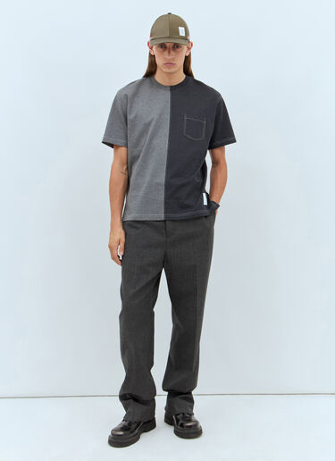 ファンミックスTシャツ Thom Browne ファンミックスTシャツ グレー thb0158004