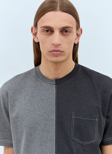 ファンミックスTシャツ Thom Browne ファンミックスTシャツ グレー thb0158004