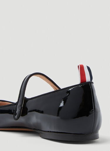 Thom John 尖头芭蕾平底鞋 Thom Browne Thom John 尖头芭蕾平底鞋 黑色 thb0253025