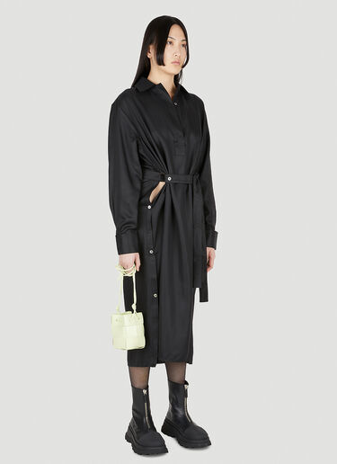 Wrapped Dress Tom Wood Wrapped Dress Black tmw0246004