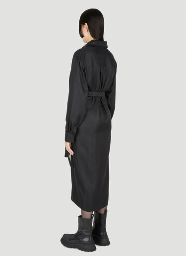 Wrapped Dress Tom Wood Wrapped Dress Black tmw0246004
