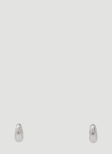 Ice Huggie Earrings Tom Wood Ice Huggie Earrings Silver tmw0249003