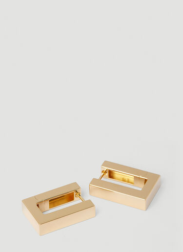 Square Hoop Earrings Tom Wood Square Hoop Earrings Gold tmw0251004