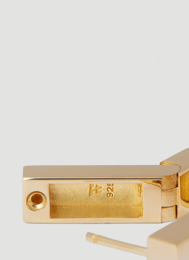Square Hoop Earrings Tom Wood Square Hoop Earrings Gold tmw0251004