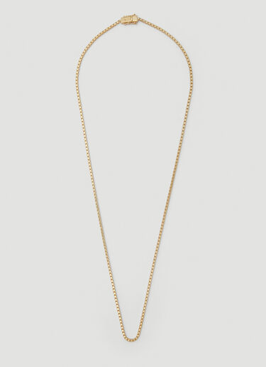 Square Chain Necklace Tom Wood Square Chain Necklace Gold tmw0349014