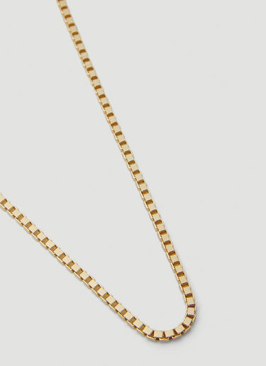 Square Chain Necklace Tom Wood Square Chain Necklace Gold tmw0349014