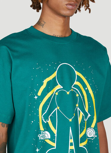 グラフィックプリントTシャツ The North Face x Online Ceramics グラフィックプリントTシャツ グリーン tnf0152061