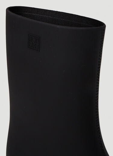 TOTEME Rain Boots Black tot0251020