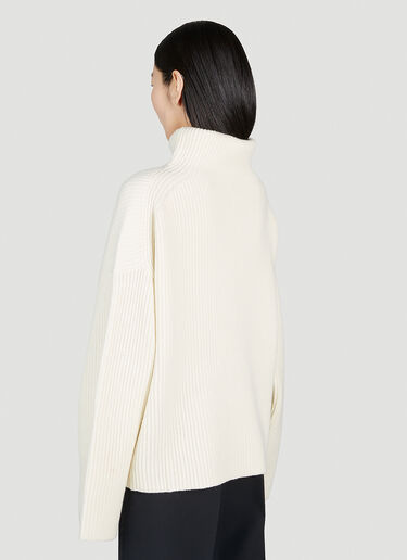 Flared Sleeve Sweater TOTEME Flared Sleeve Sweater Cream tot0251039