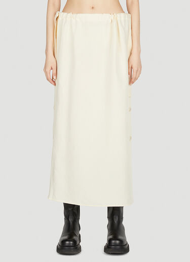 Drawstring Skirt TOTEME Drawstring Skirt Cream tot0252008