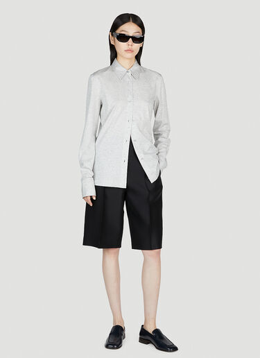 Slim Buttoned Shirt TOTEME Slim Buttoned Shirt Grey tot0253018