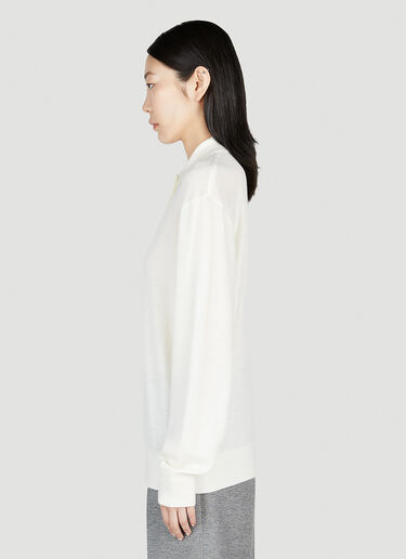 TOTEME 针织 Polo 衫 乳白色 tot0253021