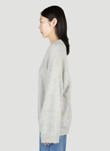 Alpaca knit sweater TOTEME Alpaca knit sweater Grey tot0253024