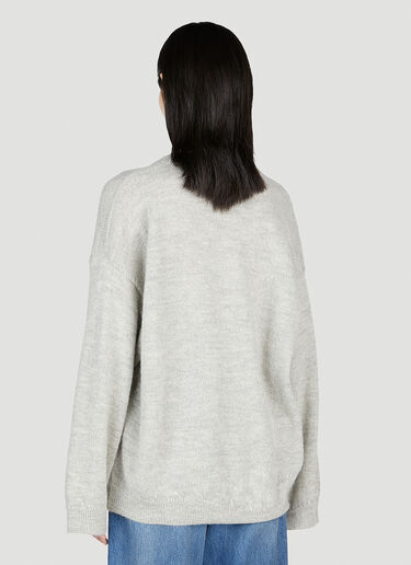 Alpaca knit sweater TOTEME Alpaca knit sweater Grey tot0253024