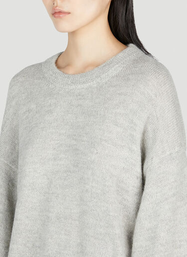 Alpaca knit sweater TOTEME Alpaca knit sweater Grey tot0253024