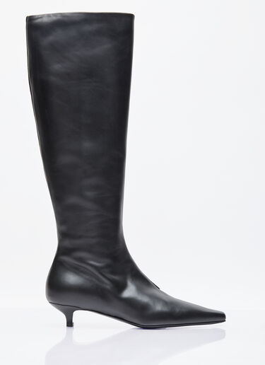 The Slim Knee-High Boot TOTEME The Slim Knee-High Boot Black tot0254010