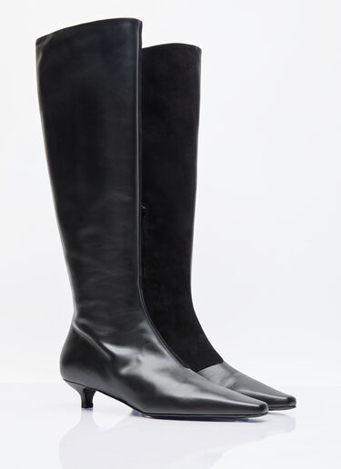 The Slim Knee-High Boot TOTEME The Slim Knee-High Boot Black tot0254010