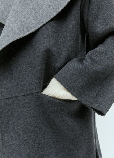 Two-Tone Signature Wool And Cashmere Coat TOTEME Two-Tone Signature Wool And Cashmere Coat Grey tot0255014