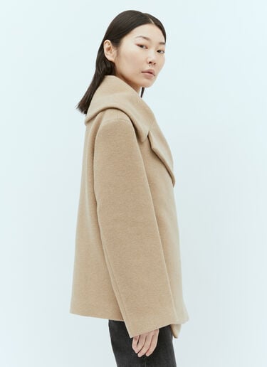 펠트 랩 재킷 TOTEME 펠트 랩 재킷 베이지 tot0255026
