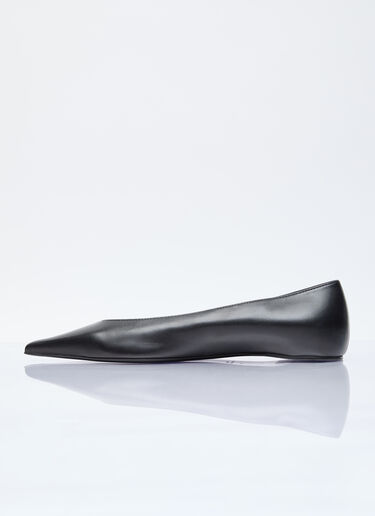 The Asymmetric Ballerinas TOTEME The Asymmetric Ballerinas Black tot0255045