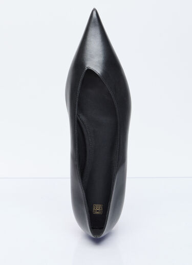 The Asymmetric Ballerinas TOTEME The Asymmetric Ballerinas Black tot0255045