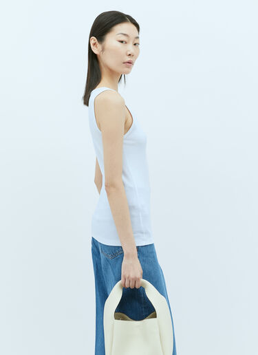Classic Rib Tank Top TOTEME Classic Rib Tank Top White tot0256001