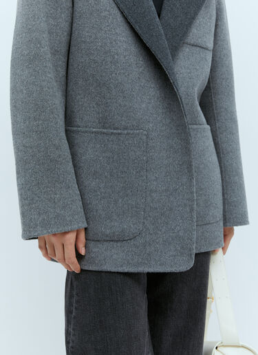 Patch Pocket Doublé Wool Jacket TOTEME Patch Pocket Doublé Wool Jacket Grey tot0256015