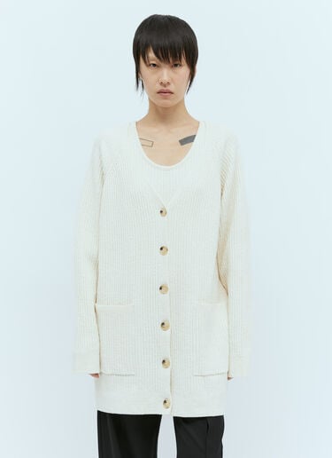 ブークレニットカーディガン TOTEME ブークレニットカーディガン ベージュ tot0256022