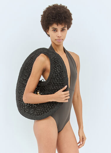 Halterneck Swimsuit TOTEME Halterneck Swimsuit Grey tot0256024