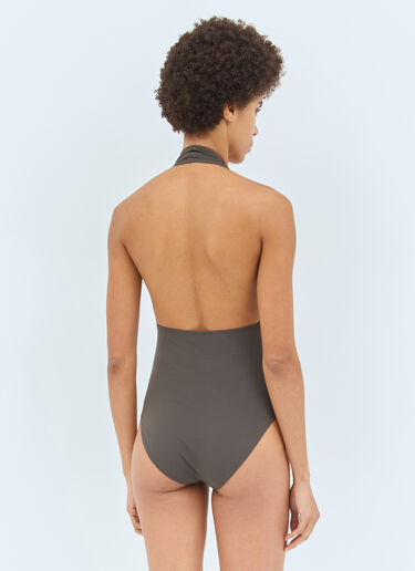 Halterneck Swimsuit TOTEME Halterneck Swimsuit Grey tot0256024