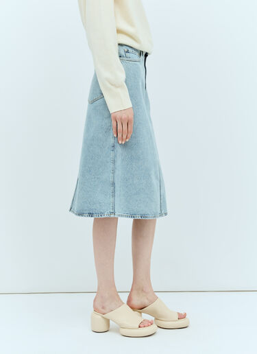 Denim Midi Skirt TOTEME Denim Midi Skirt Blue tot0257015