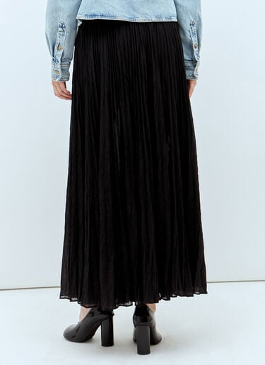 Crinkled Plissé Skirt TOTEME Crinkled Plissé Skirt Black tot0257017