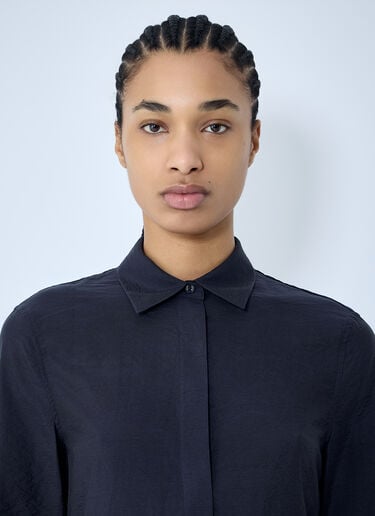 Parachute Shirt Dress TOTEME Parachute Shirt Dress Navy tot0260014