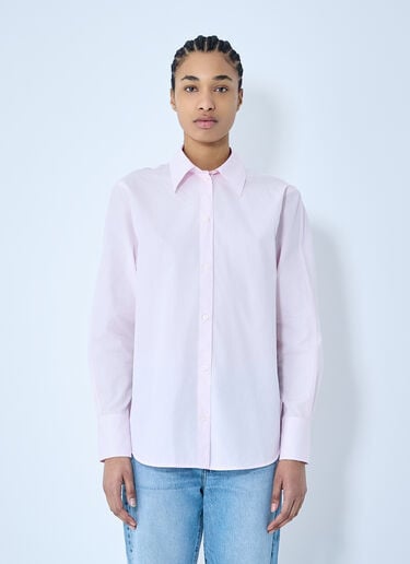 Kimono-Sleeve Poplin Shirt TOTEME Kimono-Sleeve Poplin Shirt Pink tot0260028