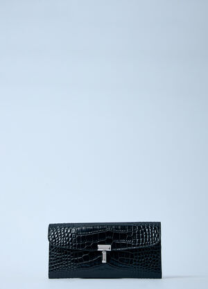 TOTEME T-Lock Wallet Black tot0261031