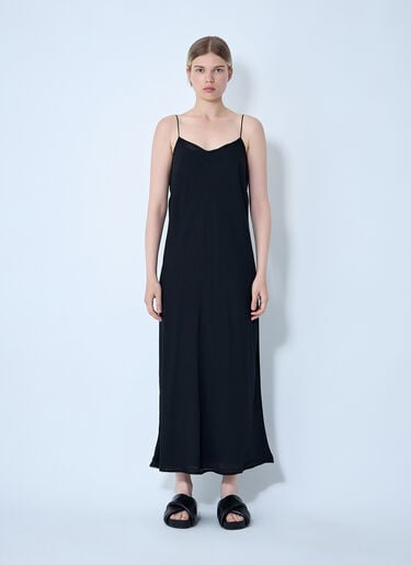 Satin Slip Dress TOTEME Satin Slip Dress Black tot0261040