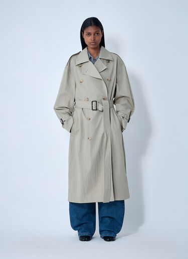 Crisp Summer Trench Coat TOTEME Crisp Summer Trench Coat Beige tot0261042