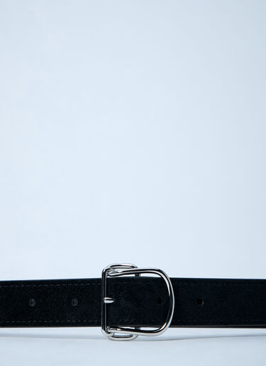 TOTEME Swirl Suede Belt Black tot0261051