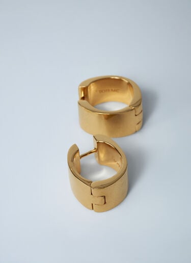 Signature Hoop Earrings TOTEME Signature Hoop Earrings Gold tot0261074