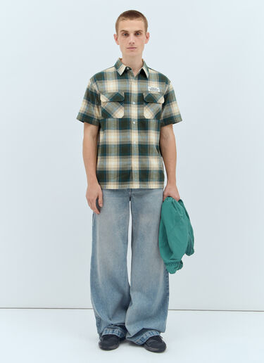 Ombre Check Shirt thisisneverthat® Ombre Check Shirt Green tsn0156004
