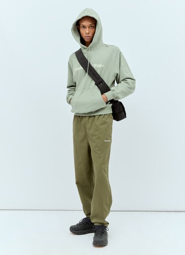 thisisneverthat® Logo Print Hooded Sweatshirt Green tsn0156012
