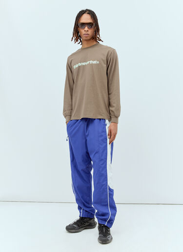 Logo Print Long-Sleeve T-Shirt thisisneverthat® Logo Print Long-Sleeve T-Shirt Brown tsn0156013